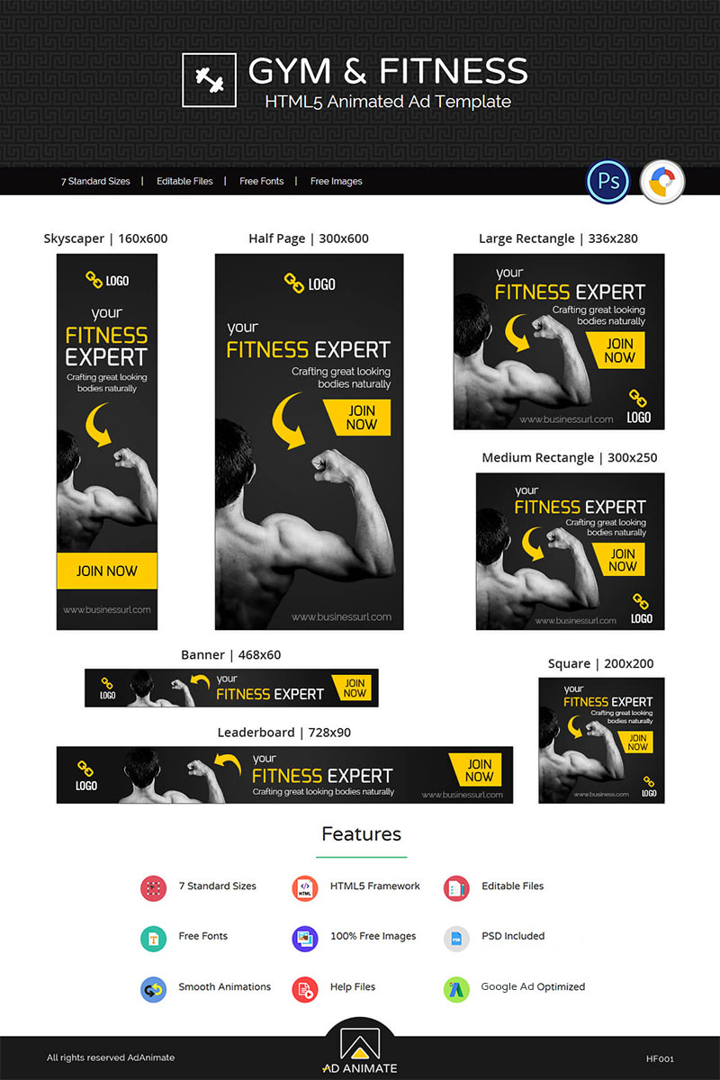 Health & Fitness | Fitness Expert Animated Banner