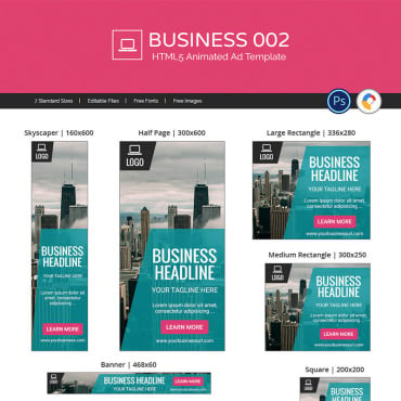 Corporate Clean Animated Banners 71312