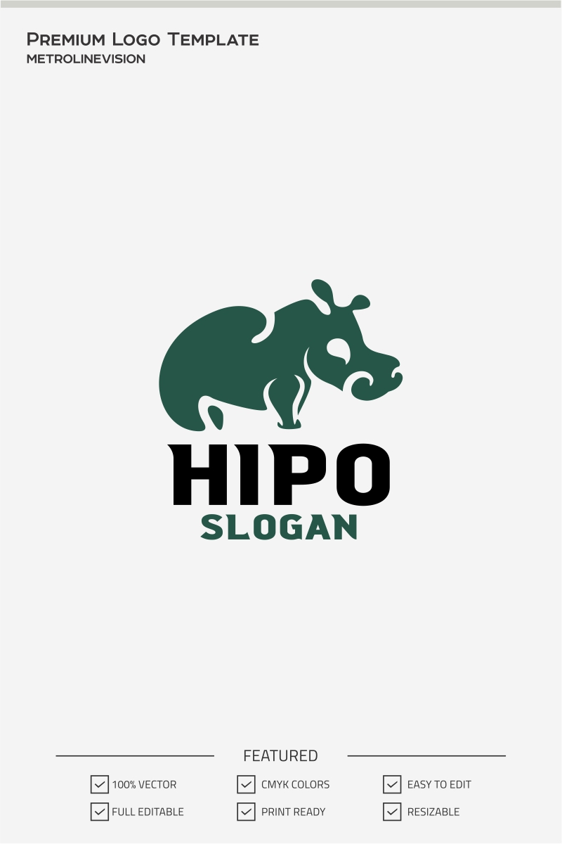 Hippo Logo Template