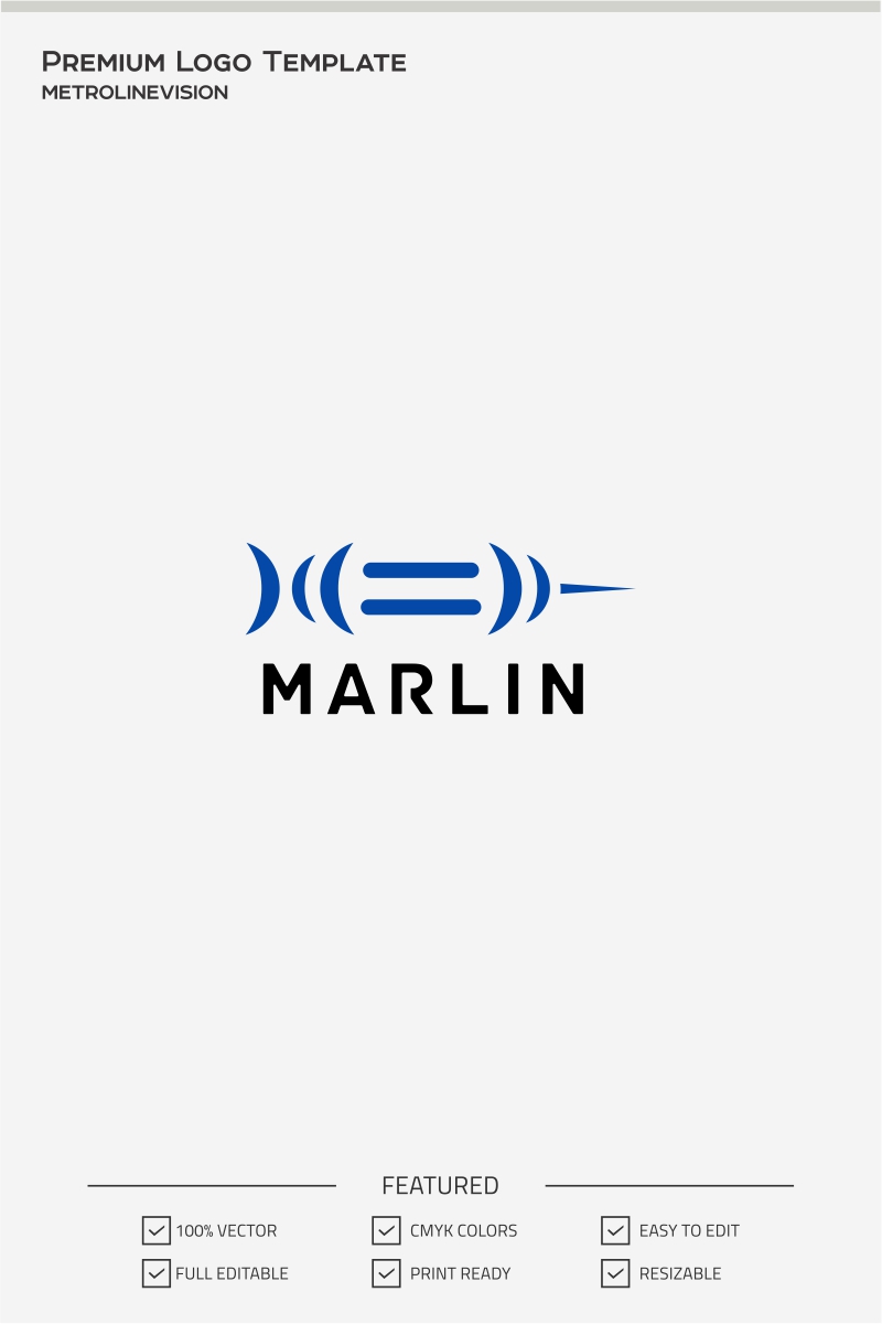 Marlin Code Logo Template