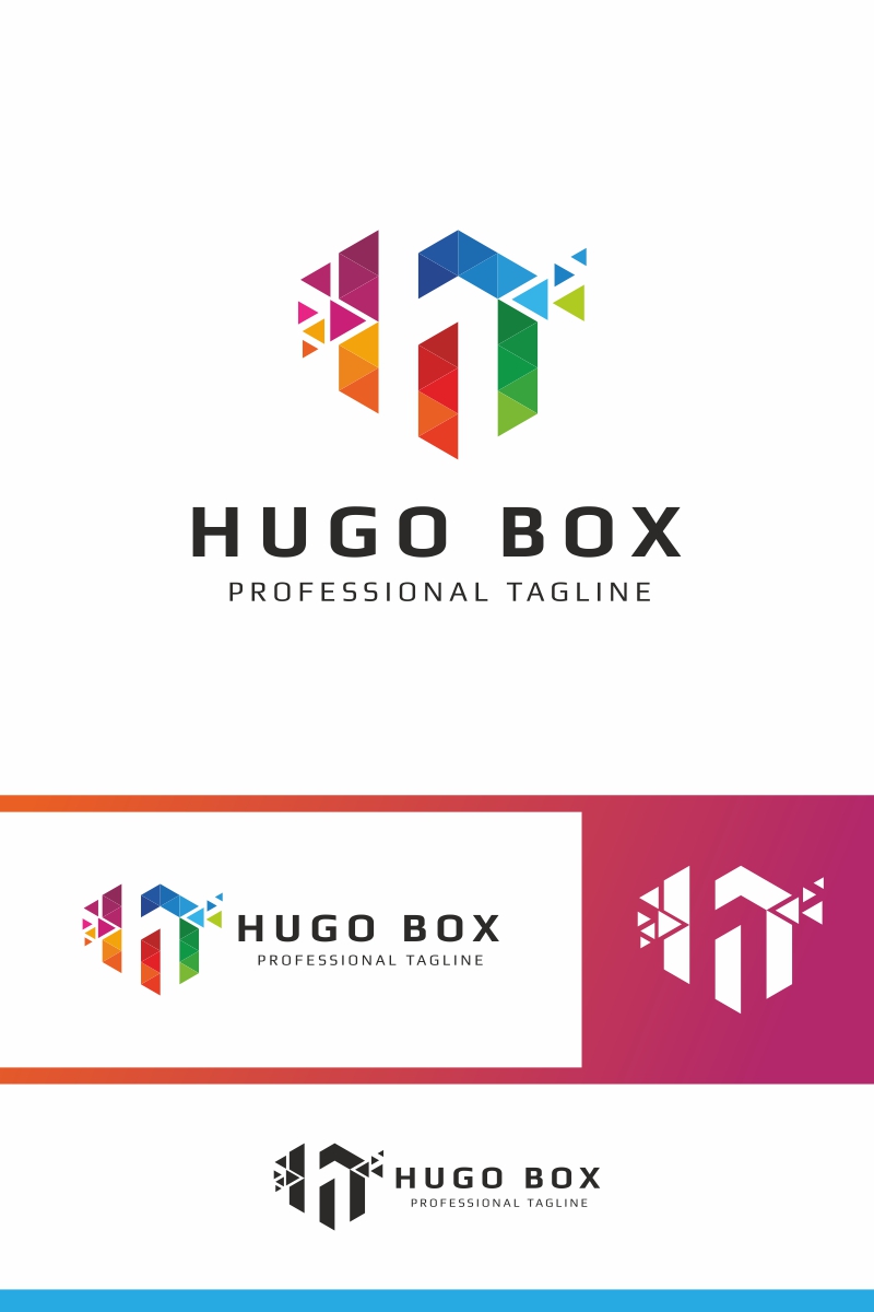 Hugo Box Logo Template