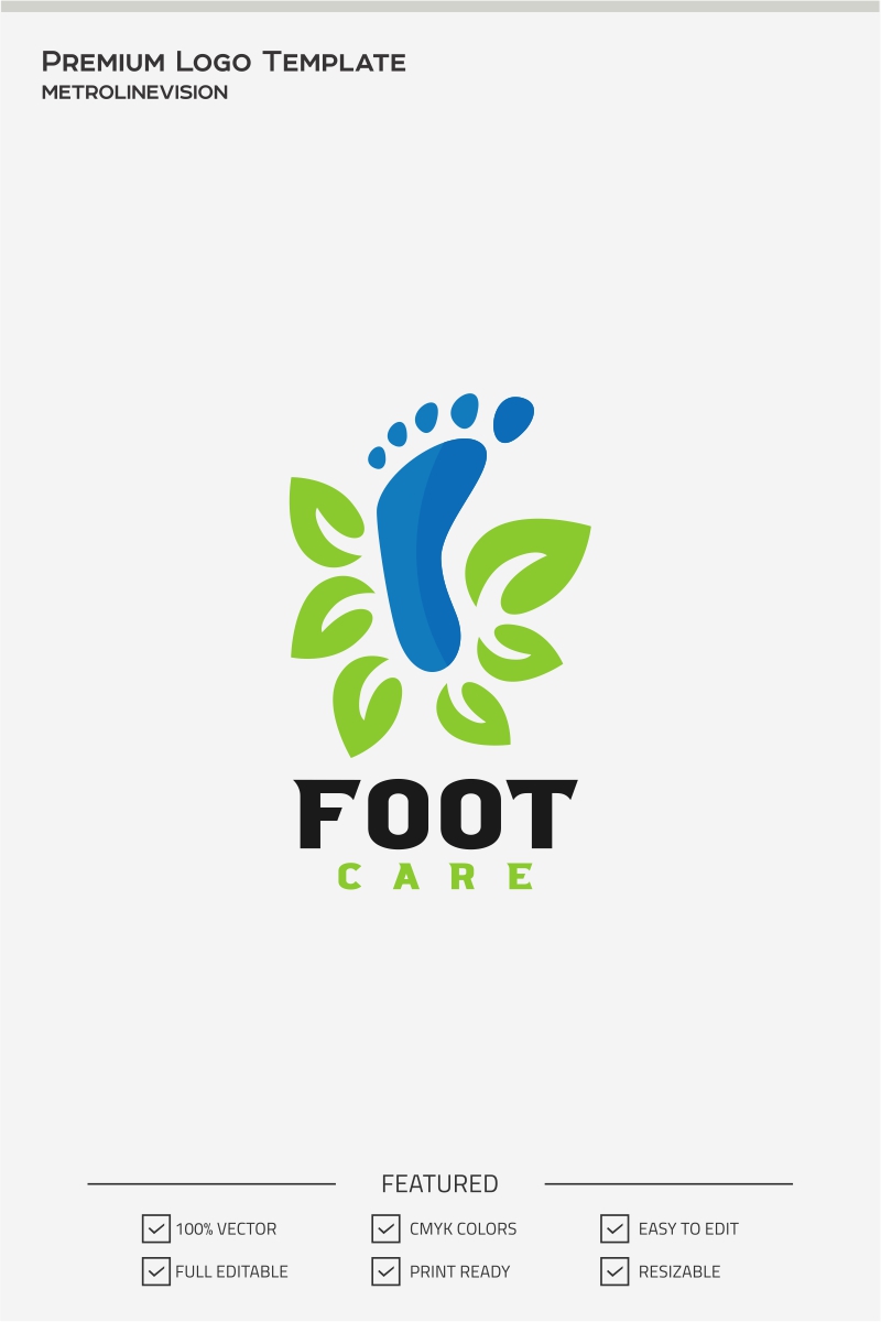 Foot Care Logo Template