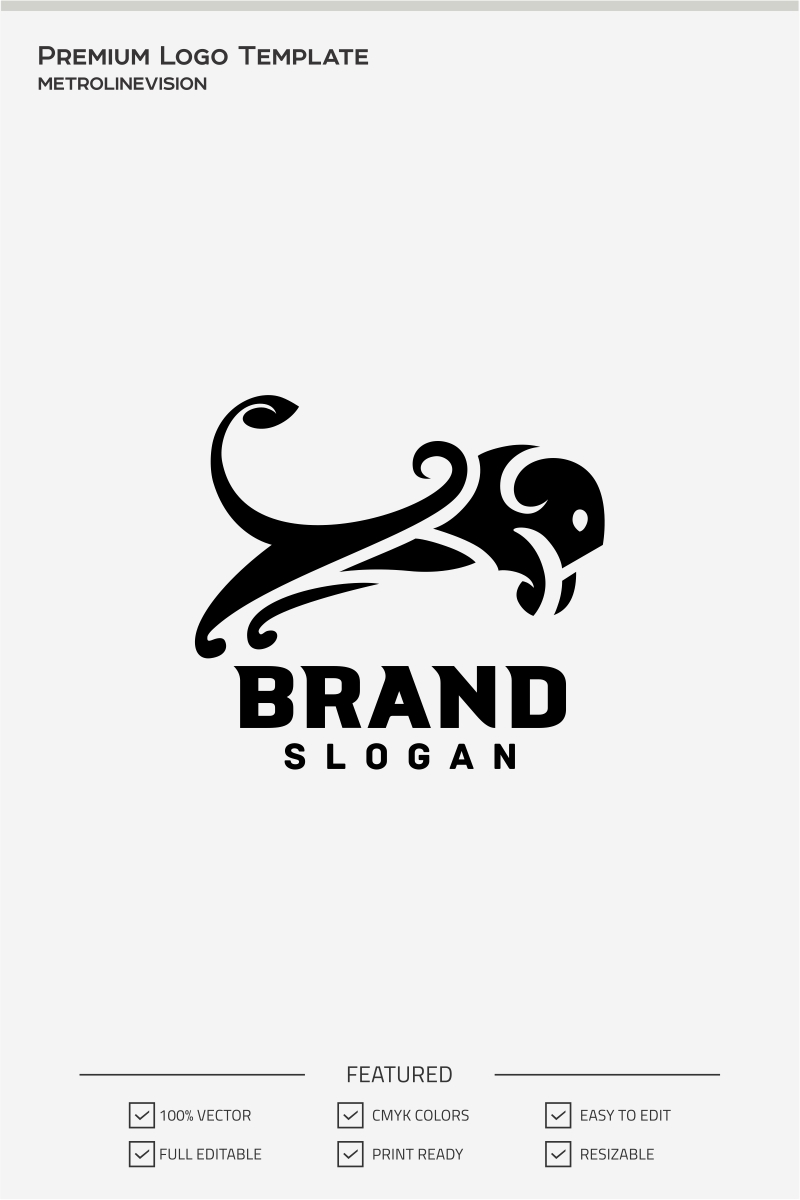 Lion Sport Logo Template