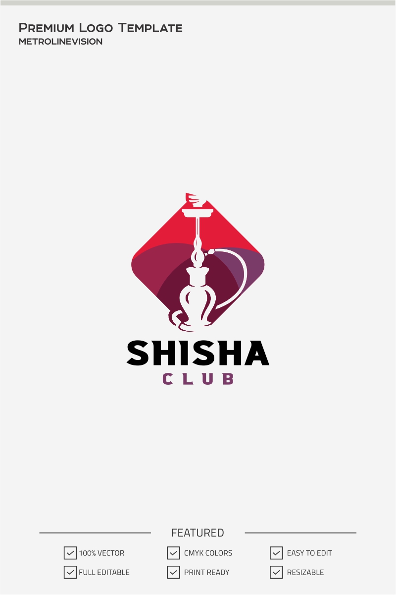Shisha Logo Template