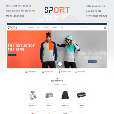 Games Gym OpenCart Templates 71419