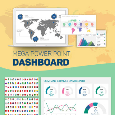 Application Dashboard PowerPoint Templates 71446