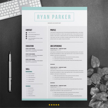 Template Clean Resume Templates 71464