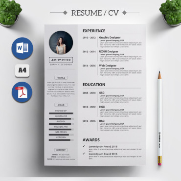 Black Resume Resume Templates 71495