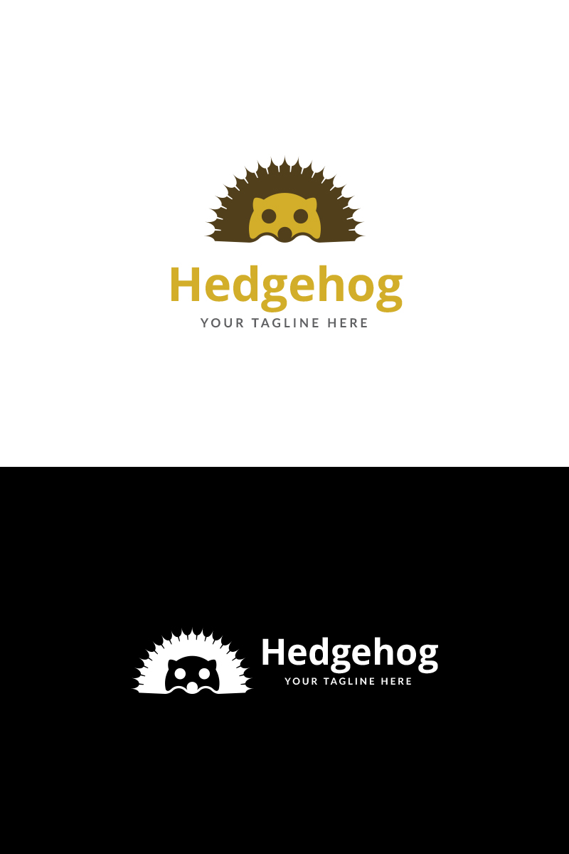 Hedgehog Design Logo Template