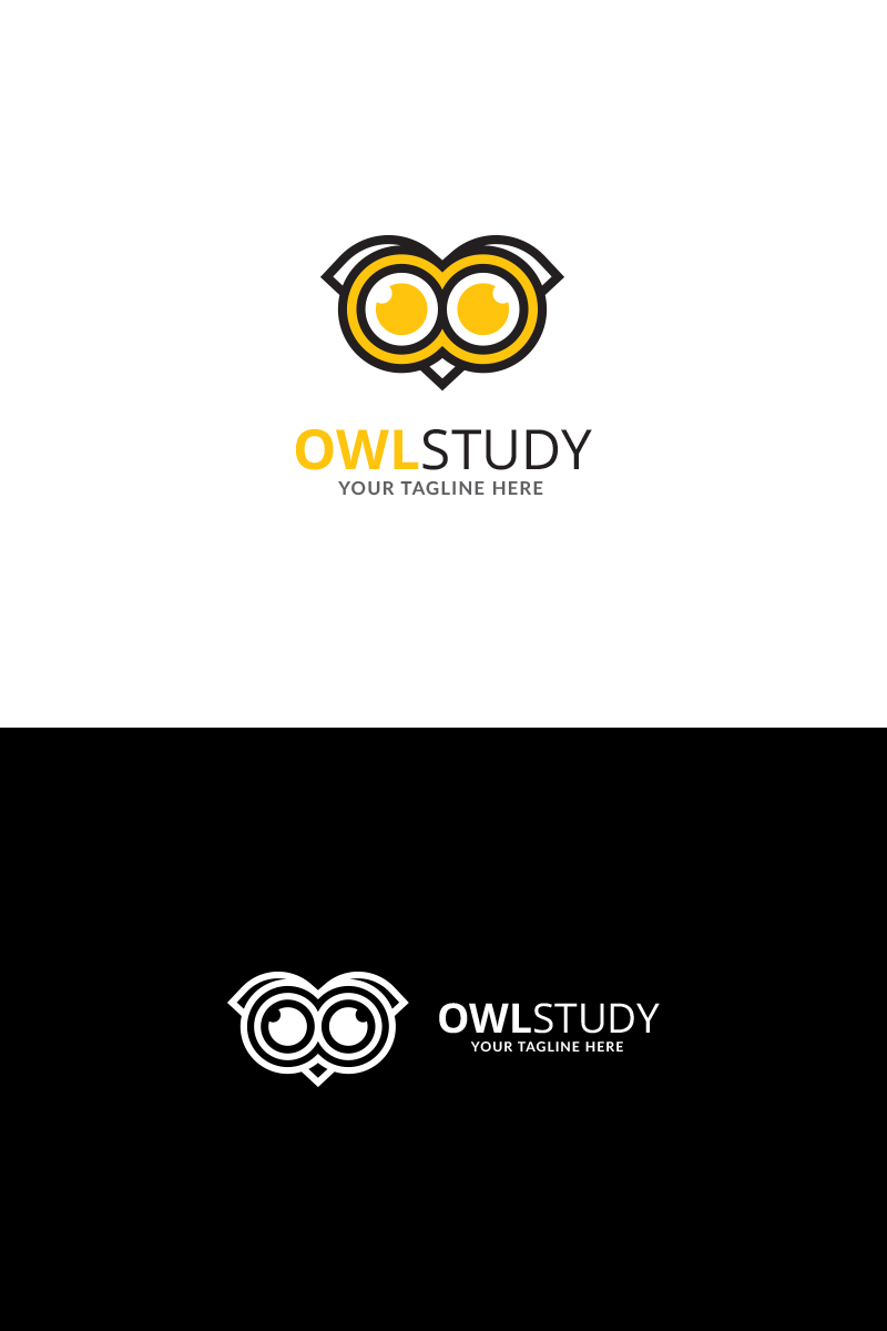 Owl Study Logo Template