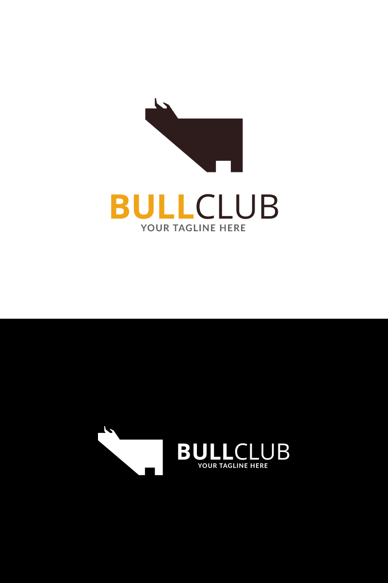 Bull Club Logo Template