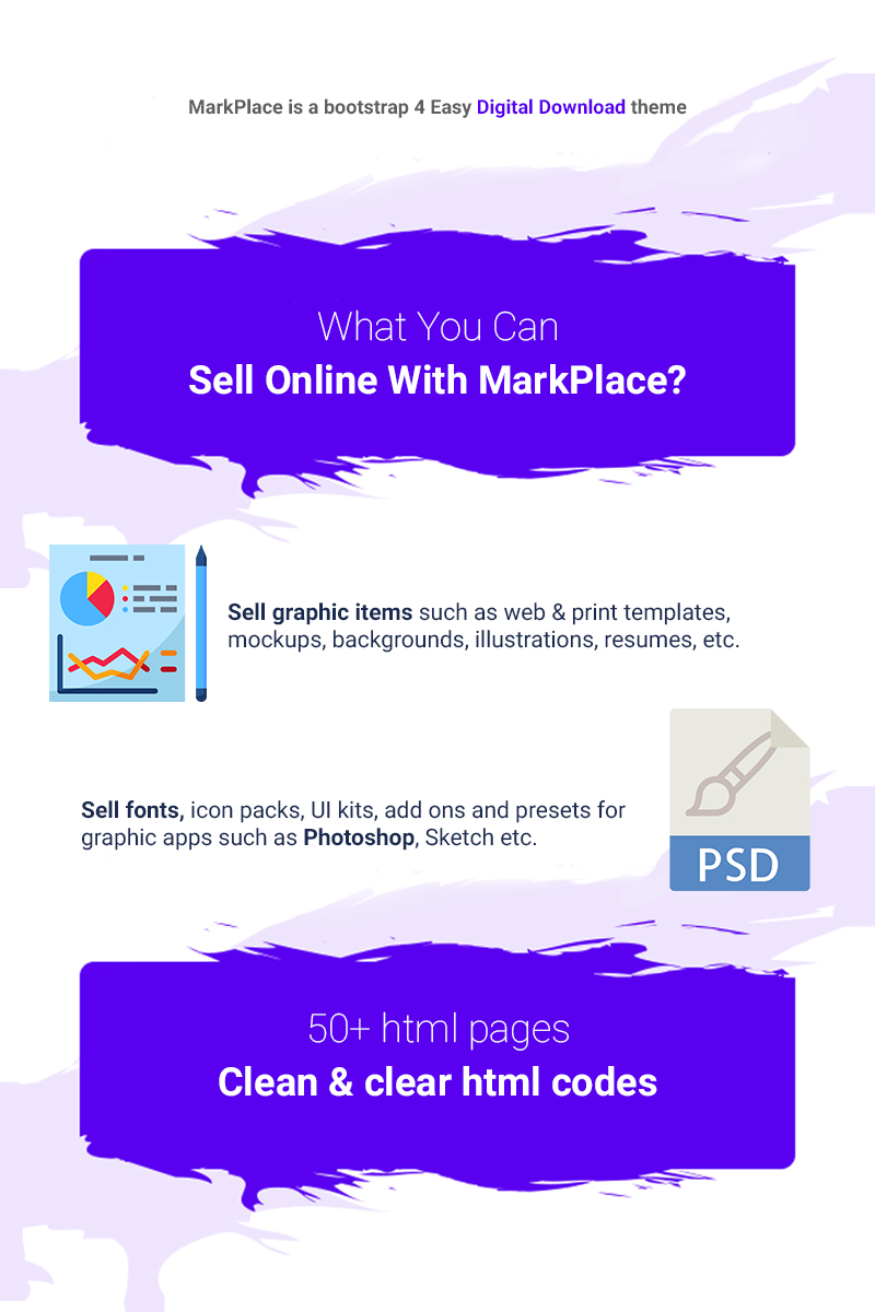 MarkPlace - Bootstrap 4 Digital Marketplace Website Template