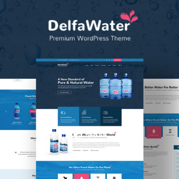 Drink Water WordPress Themes 71627