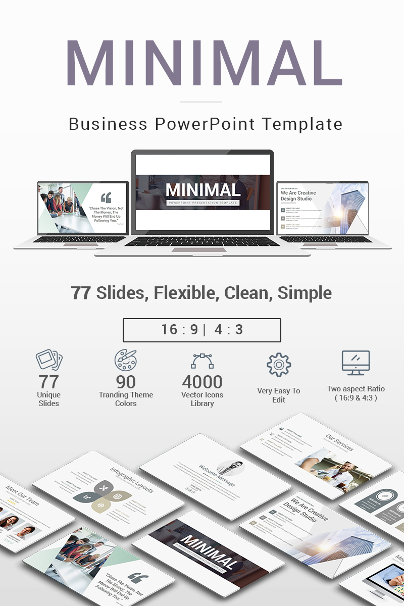 MiniMal Business PowerPoint template