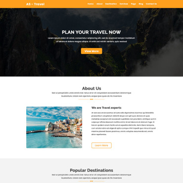 Holiday Hotels PSD Templates 71672