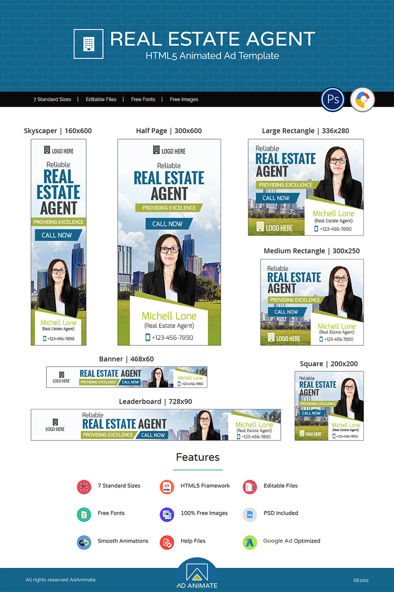 Real Estate | Reliable Agent Banner Animated Banner