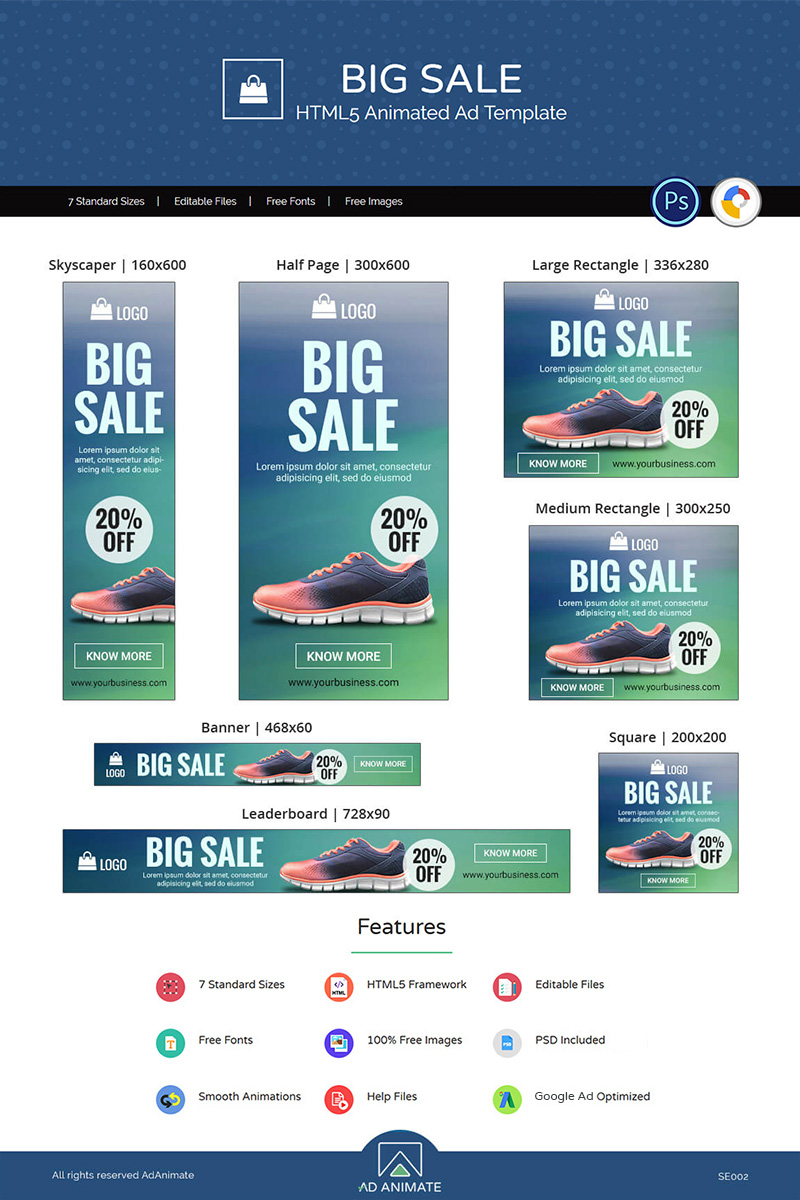 Shopping & E-commerce | Big Sale Animated Banner
