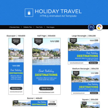 Vacation Agency Animated Banners 71780