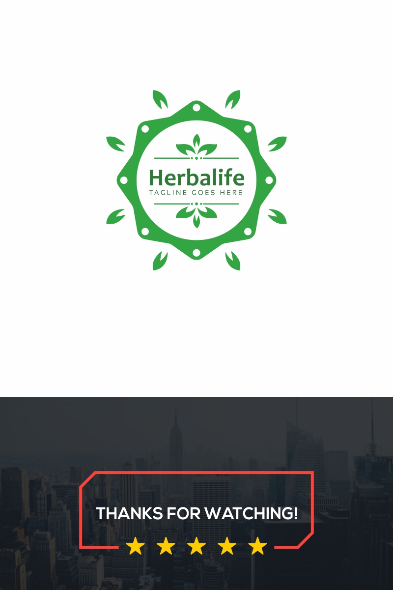 Herbalife Health Eco Logo Template