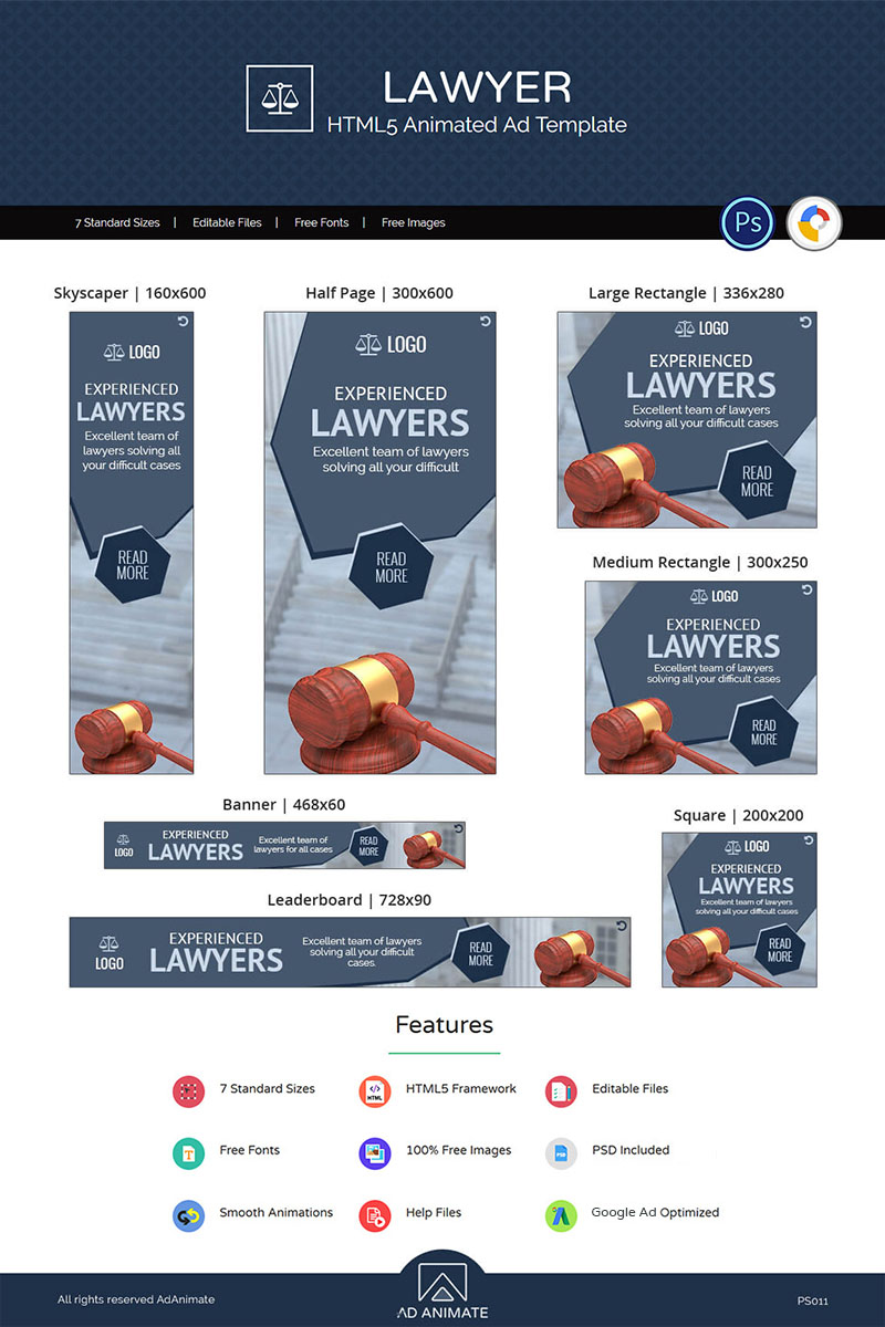 Professional Services | Lawyer Animated Banner