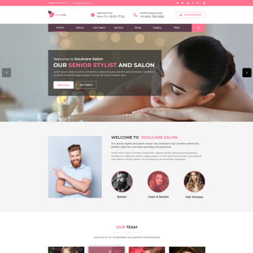 Personal Care PSD Templates 71928