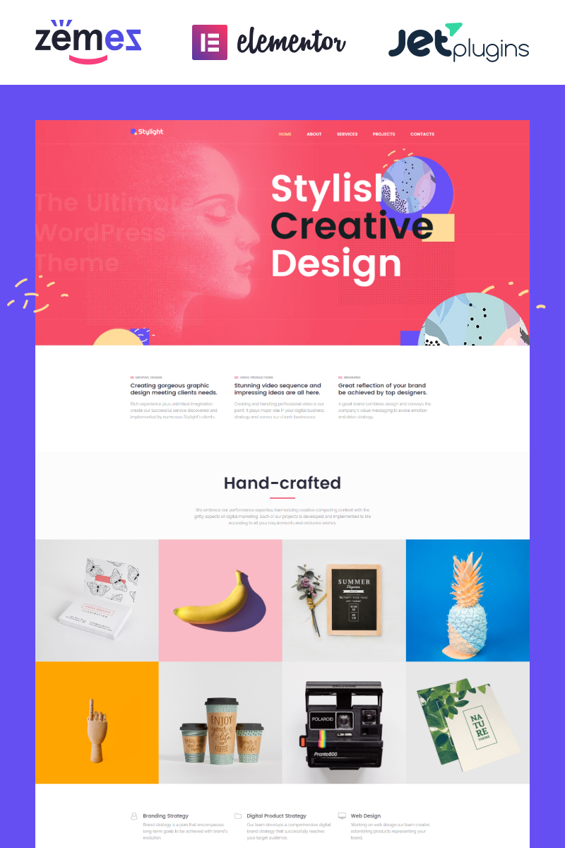 Stylight - Contemporary And Minimalistic Creative WordPress Theme