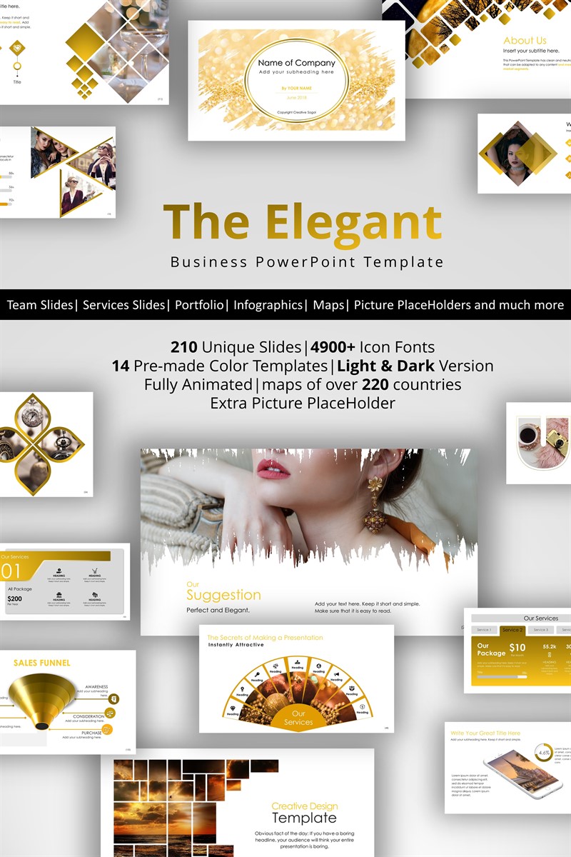 The Elegant PowerPoint template