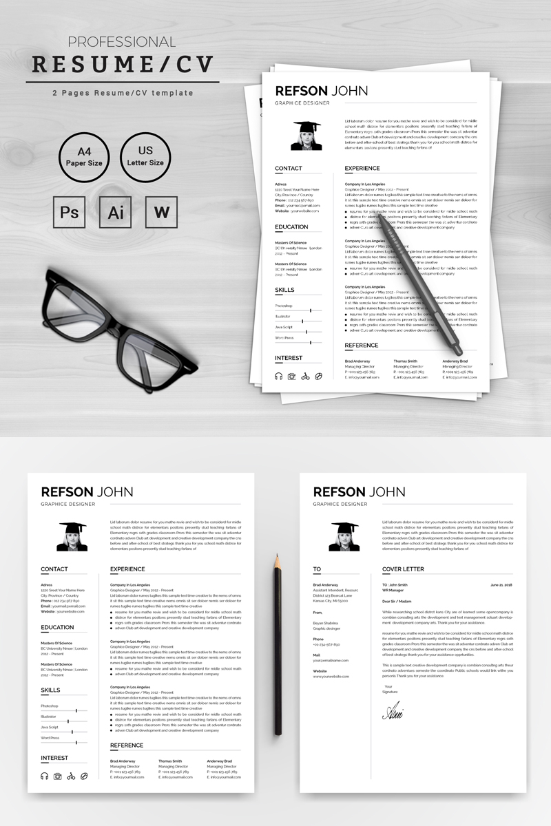 Refson John Modern Resume Template