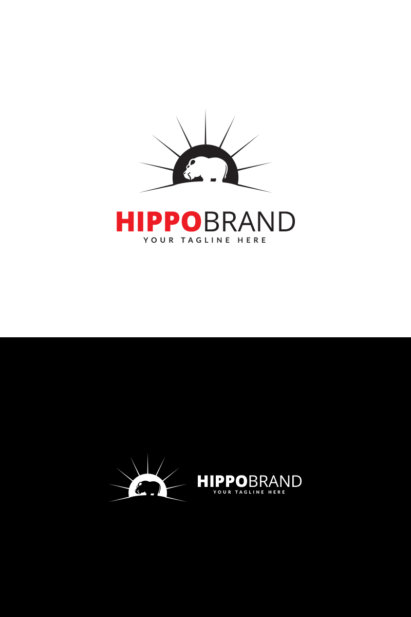 Hippo Design Logo Template