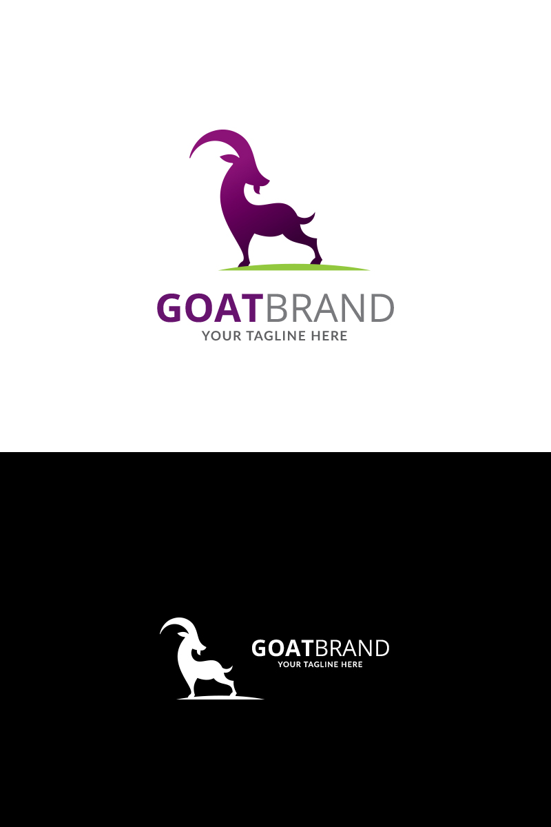Goat Brand Template Logo Template