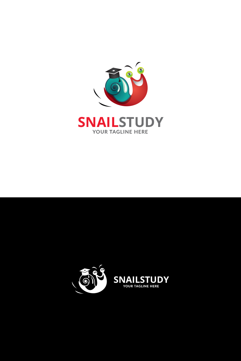 Snail Study Logo Template