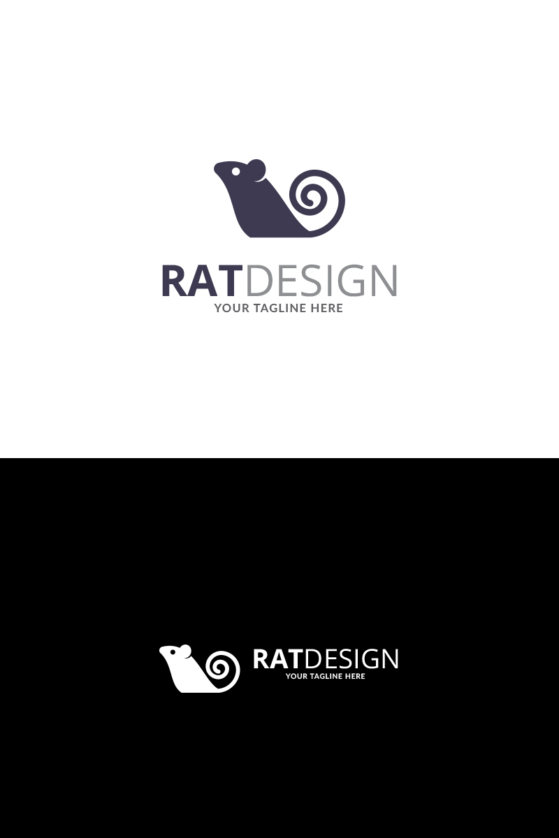 Rat Design Logo Template