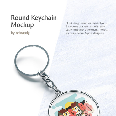 Mockup Keyring Product Mockups 72158