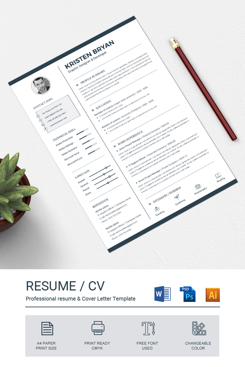 Kristen Resume Template