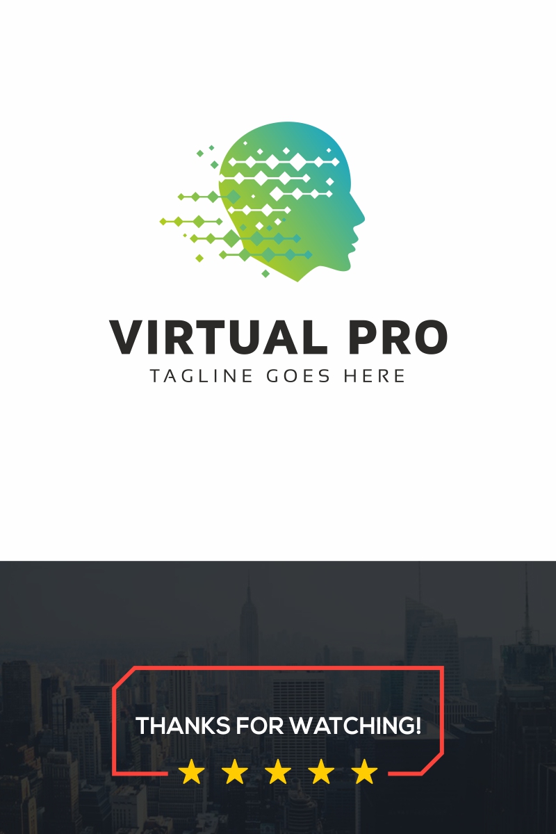 Virtual Pro Logo Template