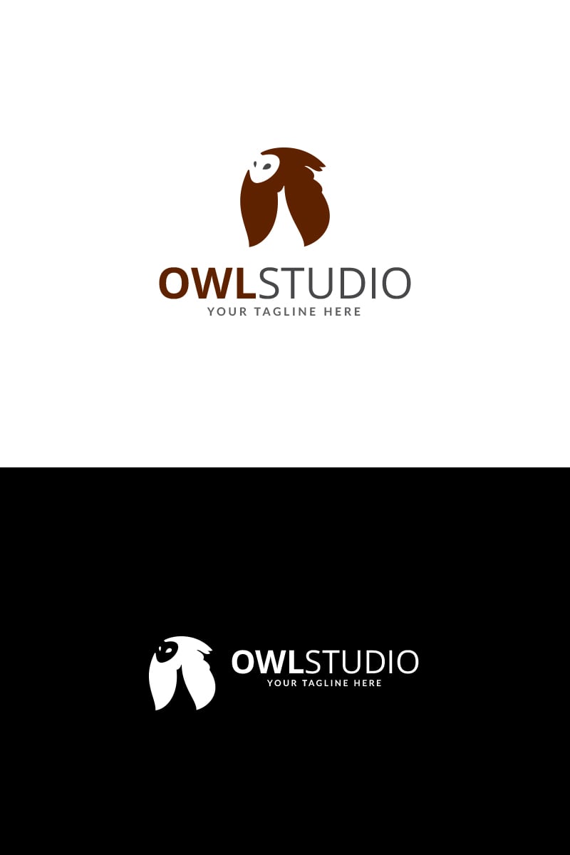 Owl Studio Logo Template