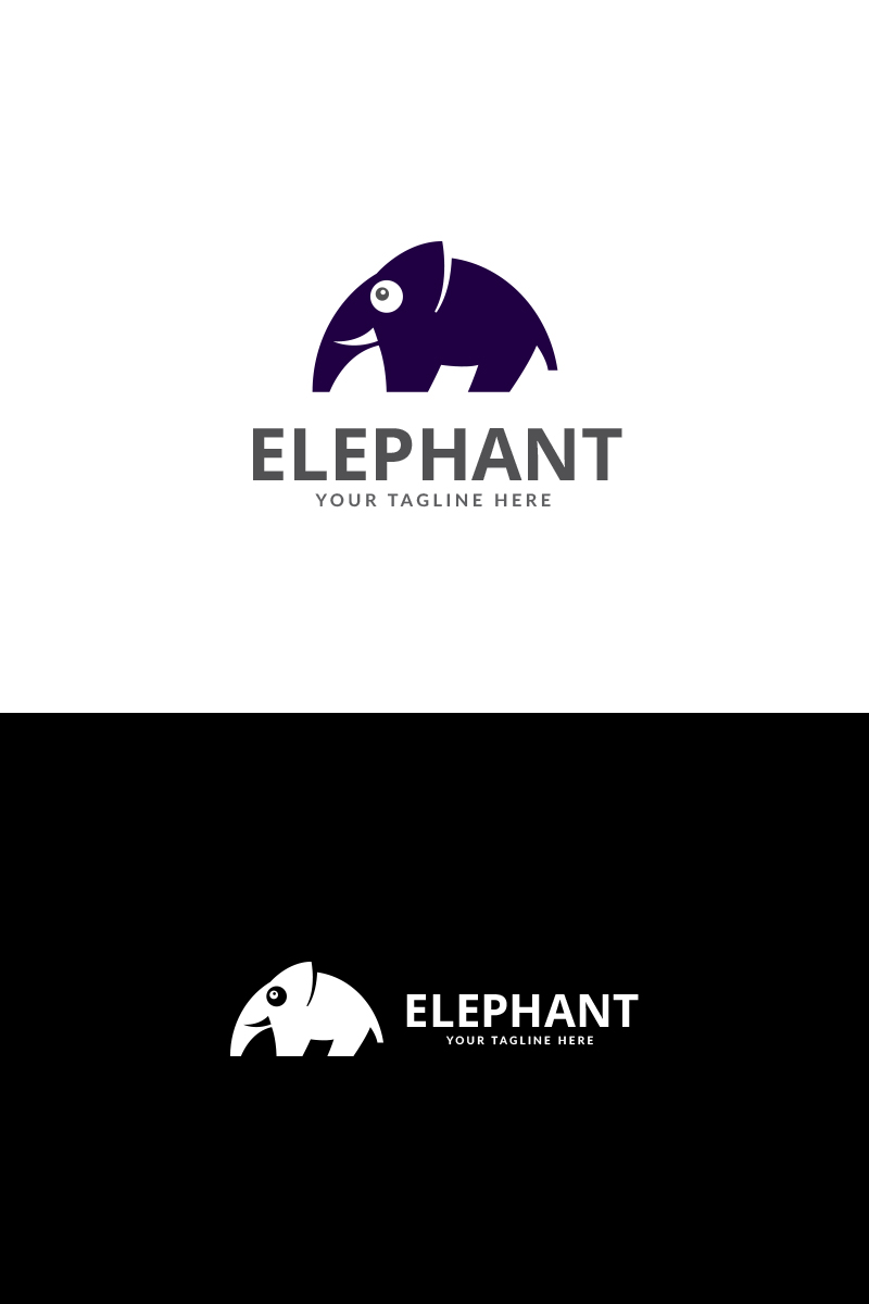 Little Elephant Logo Template