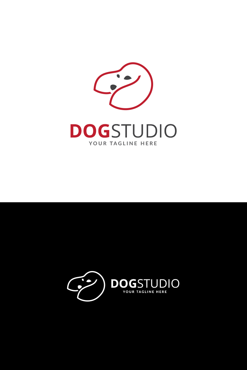 Dog Studio Logo Template