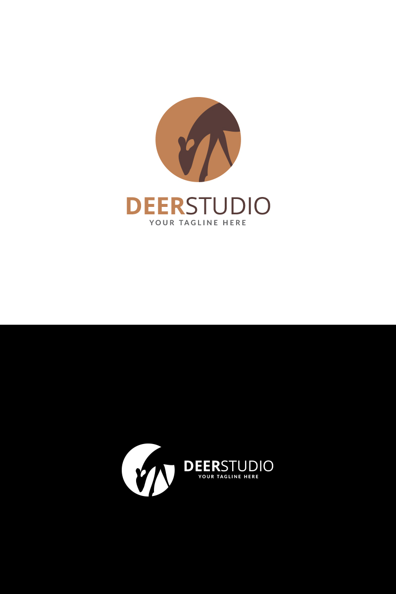 Deer Studio Logo Template
