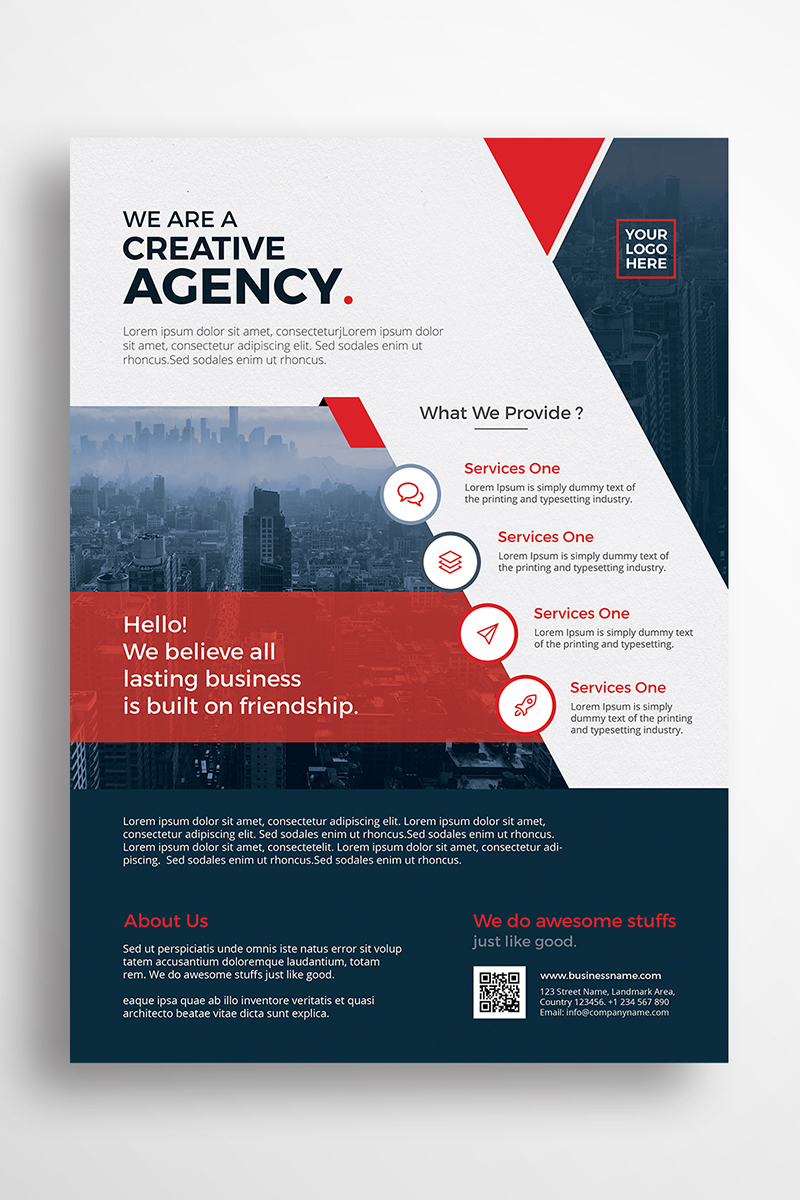 Aone Corporate Flyer - Corporate Identity Template