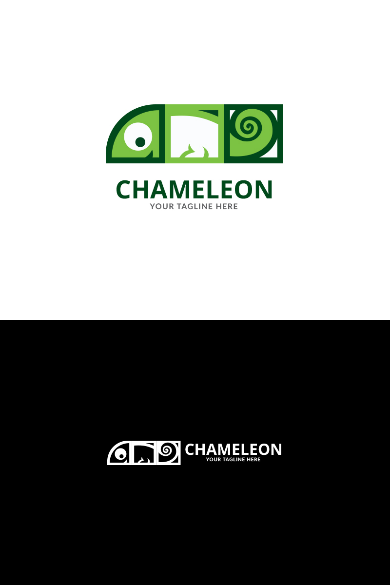 Chameleon Gold Logo Template