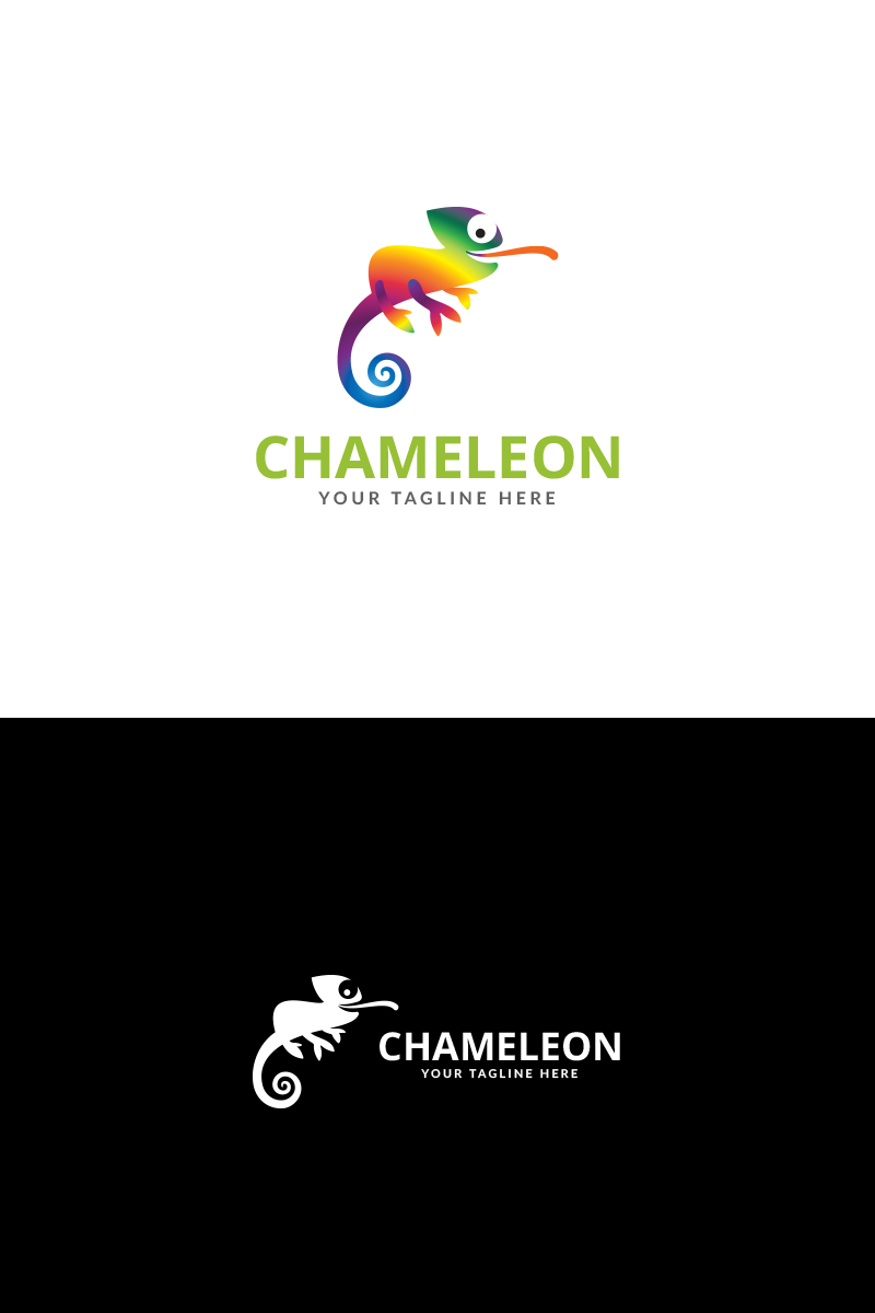 Chameleon Studio design Logo Template