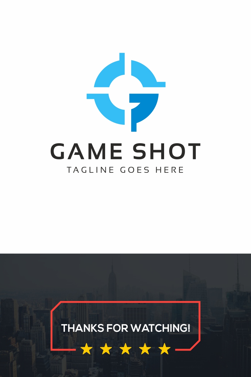 Game Shot Logo Template