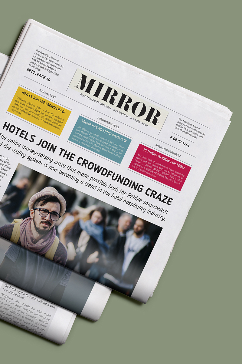 Mirror NewsPaper - Corporate Identity Template