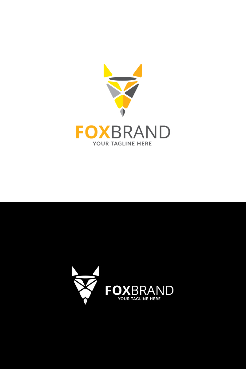 Fox Art Brand Logo Template