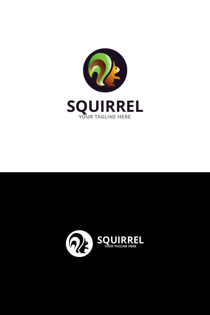 Squirrel Play Logo Template