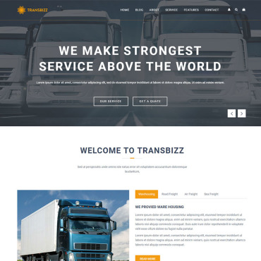 Corporate Delivery Landing Page Templates 73411