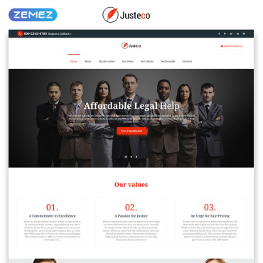 Lawer Agency Landing Page Templates 73451