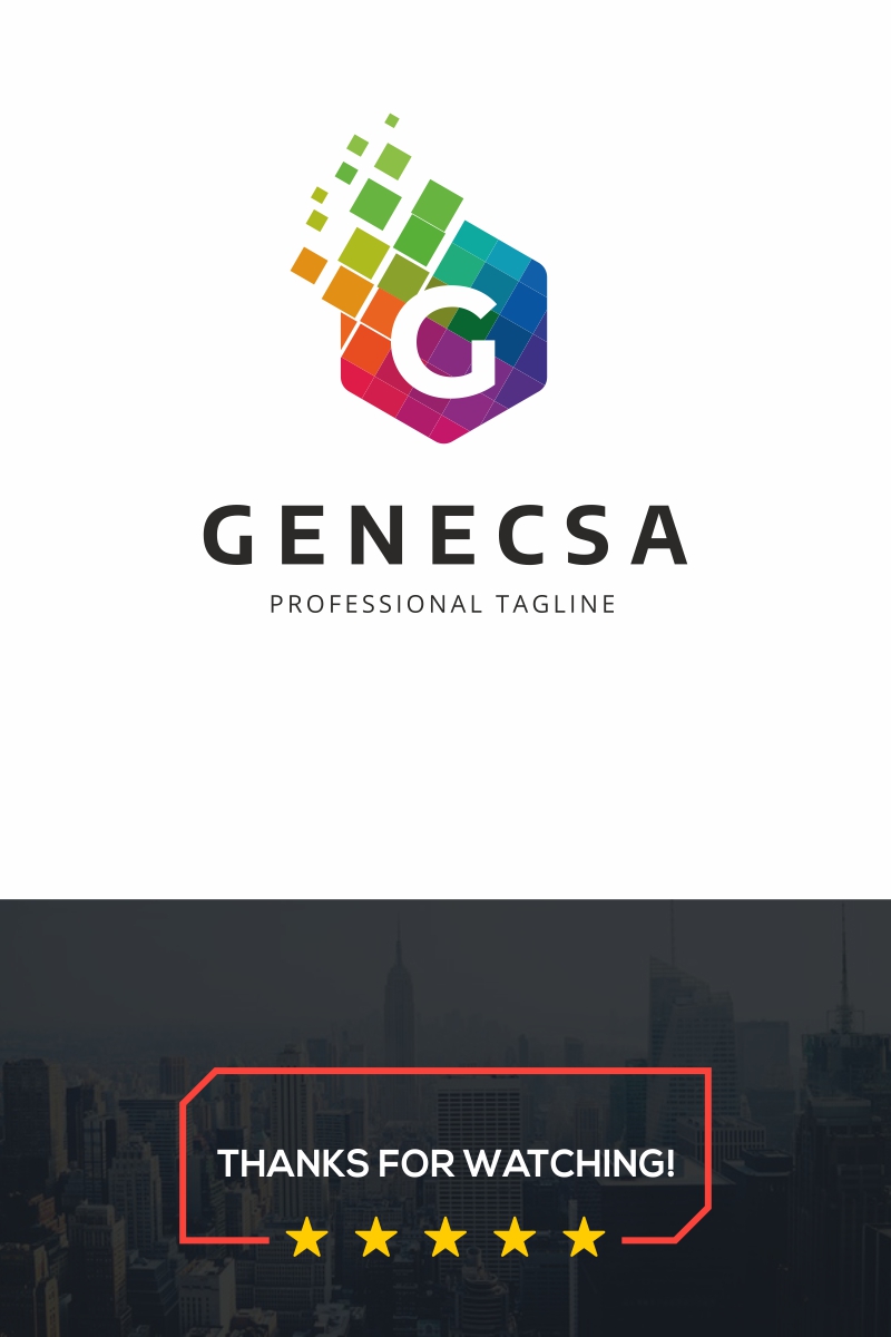 Genecsa G Letter Logo Template