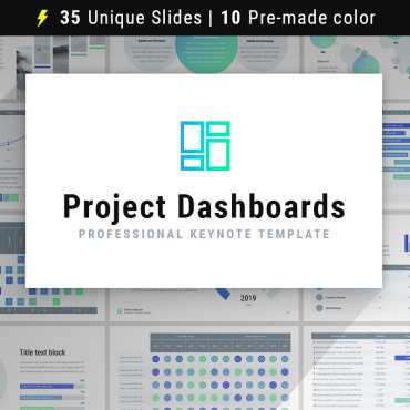 Dashboard Project Keynote Templates 73531